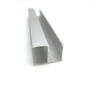 0.7mm Aluminum Handle Profile for Wardrobe Aluminum Wardrobe Door Profile