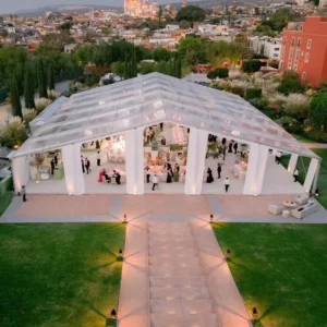 1000 People Luxury Clear Roof Wedding Marquee Party Tents Transparent Tent for Wedding