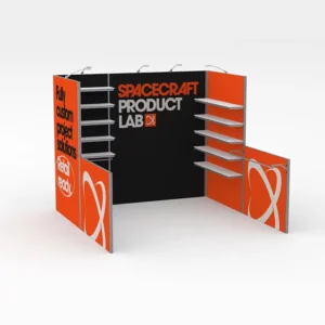 10×10 Modular Aluminum Lightweight Eco-Friendly Durable Trade Show Booth Stand 40 Square Tube System Customized Design
