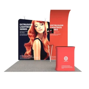 10x10ft Trade Show Exhibition Booths Portable Display Counter With Lighting Decorations Modular Booth