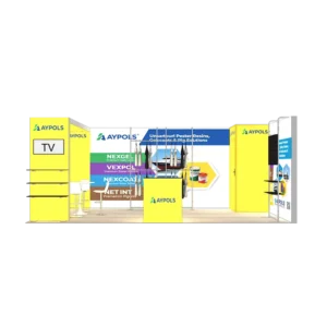 10×20 Modular Tool Free Clothing Rack Custom Storage Room Portable Trade Show Equipment