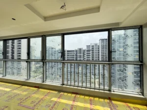 110 Series Modern Hurricane Resistant Soundproof Sliding Window 1.8mm Extra Thick Aluminum Alloy Profile 1000Pa Hotel