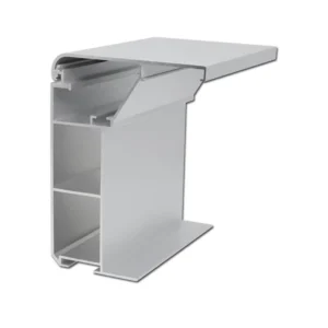 120*90mm Outdoor Wall Mounted Inlay Textile Fabric Aluminium Frame Profile for Advertising Light Box Aluminum Profile
