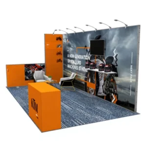 121D 10×20 Modular Custom Aluminum Easy Expandable Eco-Friendly Durable Exhibition Tradeshow Displays Stand Booth for Fair