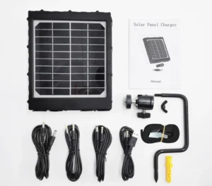 12V/9V/6V Solar Panel With Battery 8000mAh High Efficiency Portable Accessories Solar Panel Charger Outdoor for Trail Camera