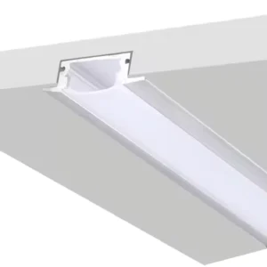 17*7mm Recessed Led Aluminum Profiles Aluminium Channel LED Light Diffuser for LED Strip Lights Silver