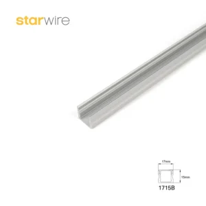 1m 2m 3m A1715B Aluminium Profile for LED Lighting Strip Outdoor and Indoor