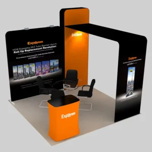 20ft 10ft Portable Aluminum Frame Exhibition Tool Free Profile Exhibition Trade Show Easy to Install Booth
