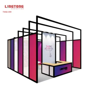 20ft Outdoor Aluminium Profile Exhibition Stand Booth Display Trade Show Equipment Display Exhibit Wall
