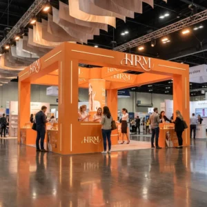 20×20 Modular Aluminum Profile Advertising Display Event Exhibition Stand Trade Show Expo Booth Design