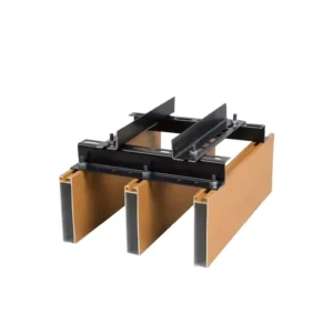 30*18mm Waterproof Custom Wood Grain Color Tube Profile Aluminum Extrusion Fencing Outdoor Decoration