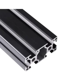 3030 3060 Aluminium Extrusion Profile Frame T Slot 30×60 Custom Extruded Black Industrial Aluminum Profiles