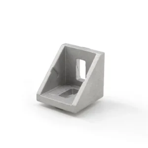3030E 8 Die Cast Aluminum 2 Holes L Shape Metal Shelf Brackets Angle Connector for T Slot Aluminum Profile #1037