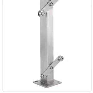 304 Stainless Steel Glass Railing Post Balustrade Column for Balcony Stair Deck Handrail Fence
