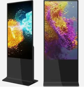32 43 50 55 Inch Digital Signage Floor Stand Indoor Ultra Clear LCD Display for Commercial Advertising Retail Promotion
