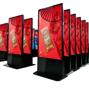 32 Inch Indoor Digital Poster LCD Screen OEM Android OS Full Color Advertising Vertical Signage Floor Standing Kiosk