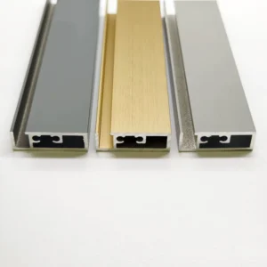 36 Shelf Light Aluminium Profile Door Aluminium Kitchen Cabinet Profile for Glass Door Red Wine Display Cabinet