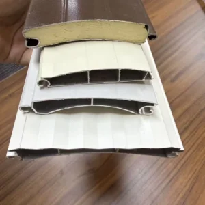 39mm 55mm 98mm Aluminum Insulated Roller Shutter Profiles Slat