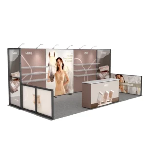 3×6 Trade Show Booth Display Stand Modular Exhibition Stand American 10×20 Fashion Booth