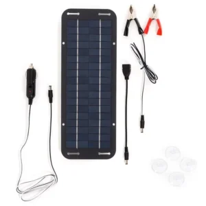 4.5W 12V Portable High Efficiency Solar Panel for Car Lead Acid Battery Charging with 1 Year Warranty