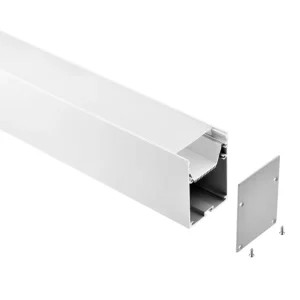 55*75mm Office Lighting Aluminum LED Profile Light Linear Suspended Ceiling for LED Strip Light
