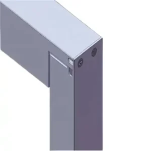 6000 Series 6063 Aluminum Extrusion Anodized Solar Frame for T5 Temperature Bending Cutting Services