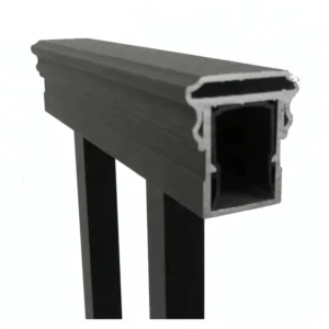 6000 Series Aluminium Extrusion Exterior Balcony Railing Aluminum Profile with Custom Cutting Processing Service