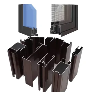 6000 Series Aluminum Alloy Door and Window Profiles with Cutting Service Sample Price