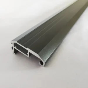 6000 Series Aluminum Alloy Office Partition CNC Machining Door Profile Furniture Custom Bending Cutting Welding Silver Anodizing