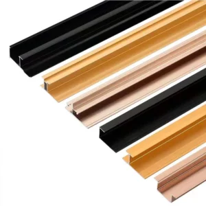 6000 Series Aluminum Alloy Profiles Polished Brushed Anodized Finishes Flat Angle Shapes Cutting for Furniture