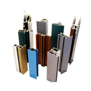 6000 Series Aluminum Profile Extruded Powder Coating With Multiple Colors Customizable Cutting Bending Welding Services