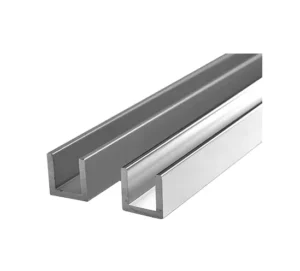 6000 Series Extruded Aluminum U Profile with Cutting & Bending Services
