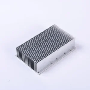 6000 Series T5 Aluminum Extrusion Profile Precision CNC Machined Electronic Heatsink Anodized Square Light Punching
