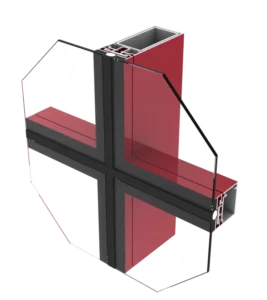 6000 Series T5 Anodized Square Aluminum Alloy Curtain Wall Profiles Custom Shapes Cutting Bending OEM ODM Available
