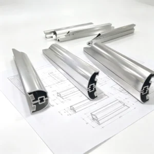 6061 Aluminum Extrusion Profile Brushed for Medical Equipment Bracket