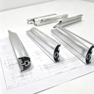 6063 Aluminum Extrusion Profile Polished for Medical Device Housing