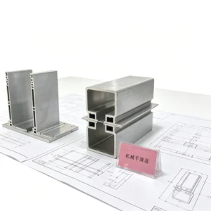 6063 Aluminum Extrusion Profile Powder Coated for Hospital Bed Bracket