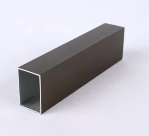 6063 Series Aluminum Extrusion Tube Profiles with Anodizing and Powder Coating Cutting Service for Windows and Doors