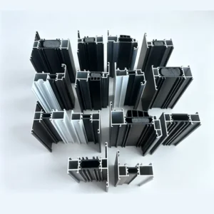 6063 T5 Aluminum Extrusion Profiles Thermal Break Door Window Profile OEM Custom Anodized