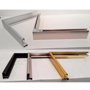 6063 T5 Extrusion Machine Aluminum Profile Parts for Showcase Frame Anodizing Powder Coating Aluminium Profile for Showcase