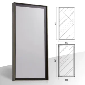6063 T5 T6 Powder Coated Aluminum Extrusion Profiles Modern Minimalist Modular Custom Metal Door Frames for Glass