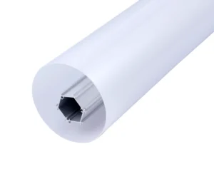 76mm 6063 Grade Suspended Round Shape Aluminum Heat Sink Profile for LED Strips