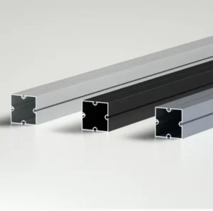 80MM Aluminum Booth Square Column Trade Show Aluminum Profile for Standard Exhibition Booth