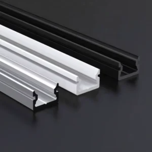 9mm Wall Mounted Flat Aluminum Profile For OEM LED Handle Lighting And Kitchen Lighting