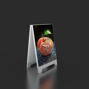 A-NEW Factory SEG Poster Outdoor Floor Stand Advertising LED Poster Aluminum Frame Portable