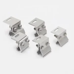 AL6005 T5 Carbon Steel Ground Solar Brackets Photovoltaic Mounting Racks Photovoltaic Panel Bracket Fixture
