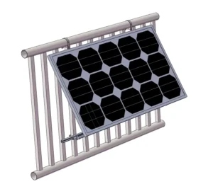 AL6005 T5 SUS304 Solar Mount Balcony Solar Hook Balcony Solar Panel Bracket ISO CE Certified