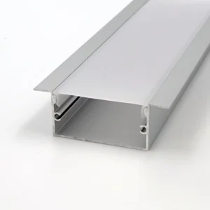ALUMINUM Custom Groove Light Cover Anti-glare LED Strip Tape Mounting Extrusion Track Profiles Liting Casing Holder