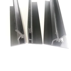 Acoustic Solution Soundproof Material Plastic Extrusion Walling Profiles Pvc Stretch Edge Profile Wall Track Fabric Frame System