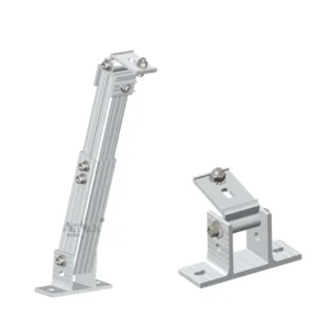 Adjustable Aluminum Solar Panel Tilt Mount Rail-less Brackets for Flat Roof No Clamp Solar Support Front Rear Leg Art Sign